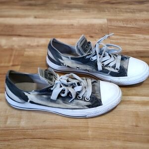 Converse All Star Grey Tie Dye Men's 7 / Women's 9 low tops